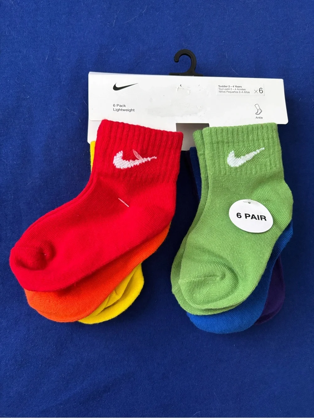 Nike Lightweight Toddler Socks 2-4 Years